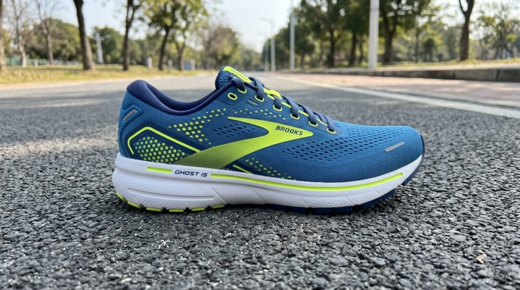 Brooks Ghost 15 neutral running shoe for daily road training.