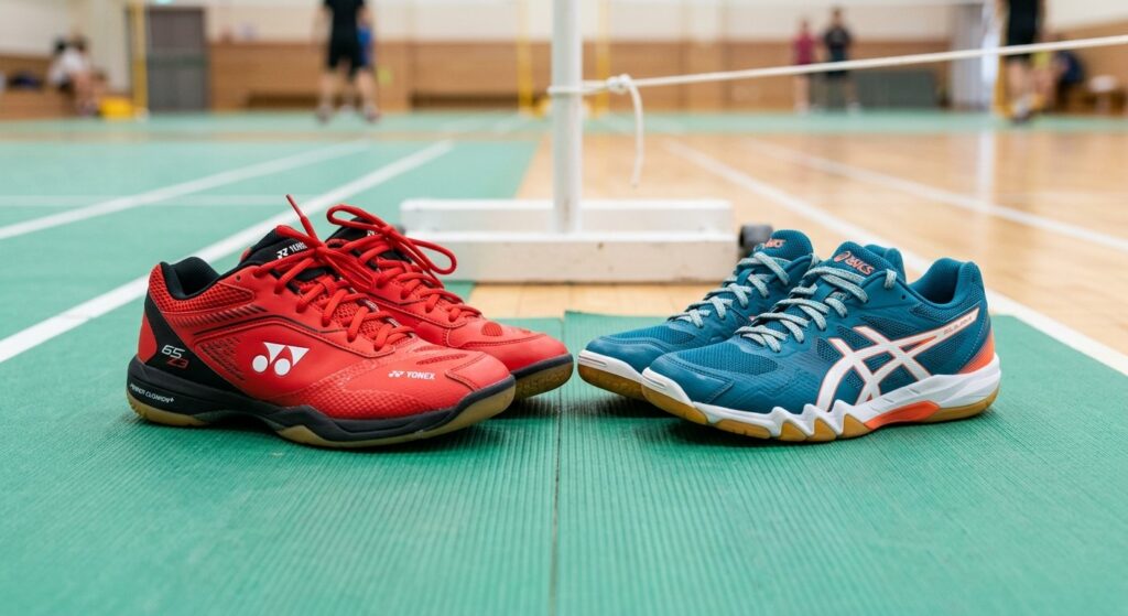 Best badminton shoes for men and women on a professional court