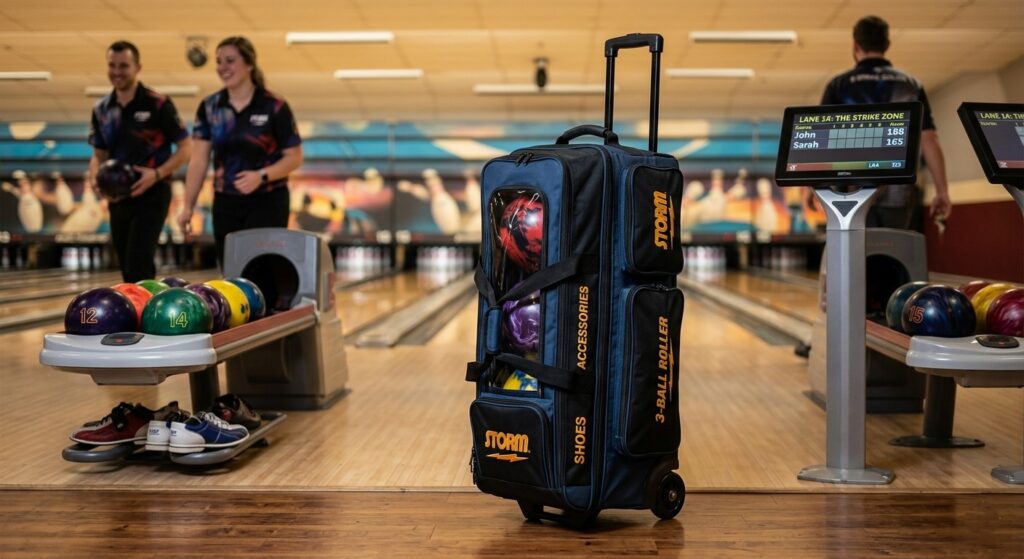 Best bowling bags for league play in a bowling center.