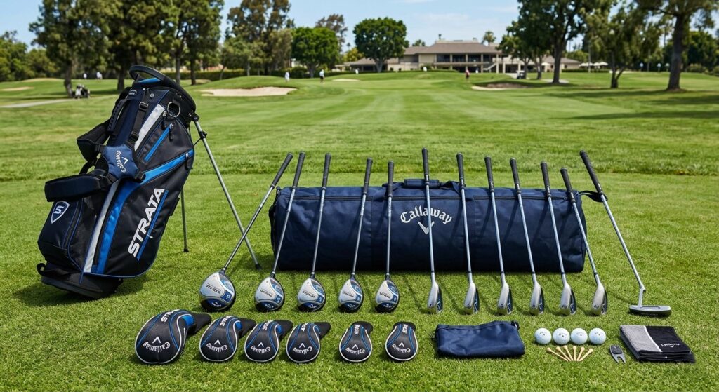best golf set for beginners Callaway Strata complete set