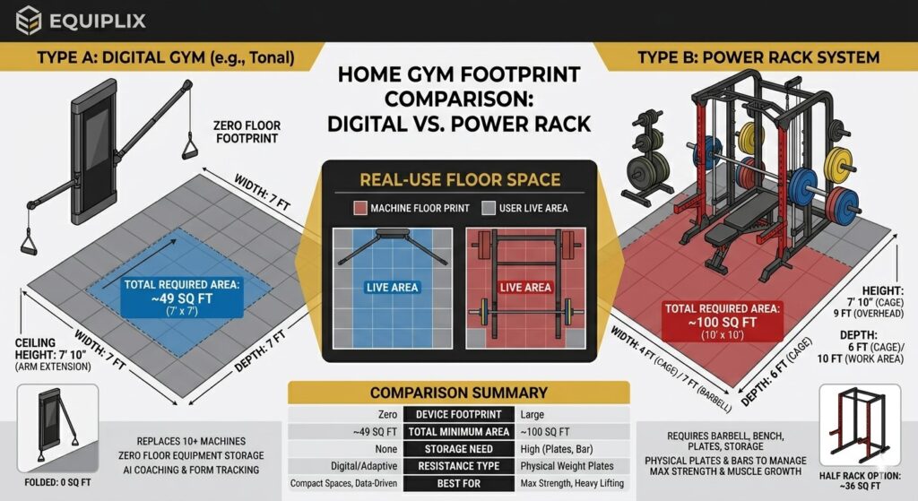 Space-saving all in one home gym machine comparison.