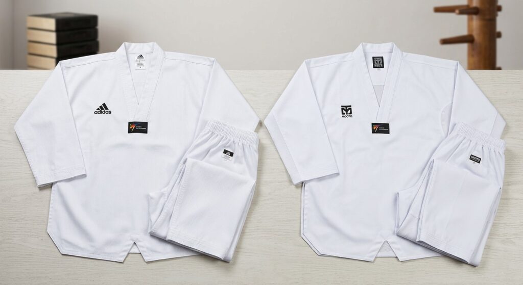 Comparison of the best taekwondo uniforms for competition