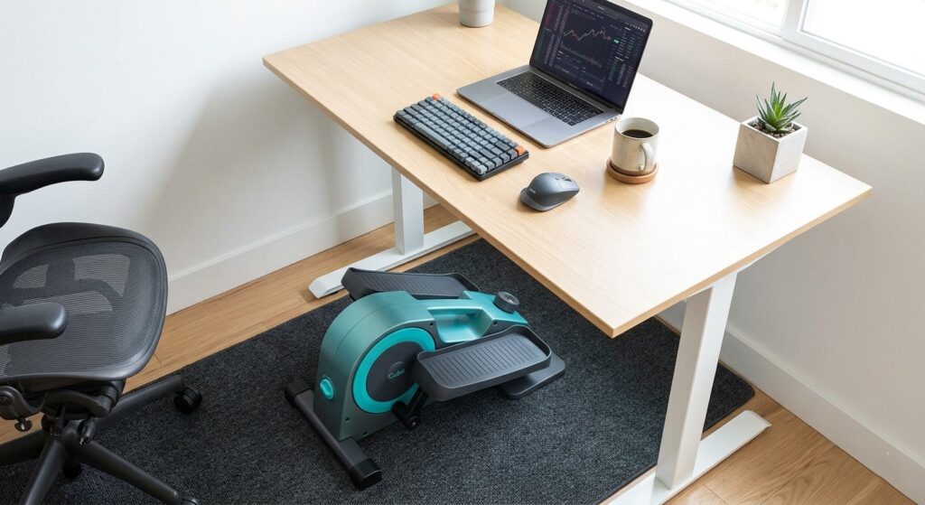 Best under desk fitness equipment for home office.