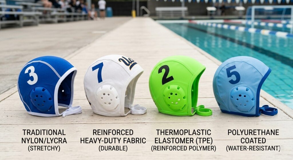 water polo caps comparison materials durability