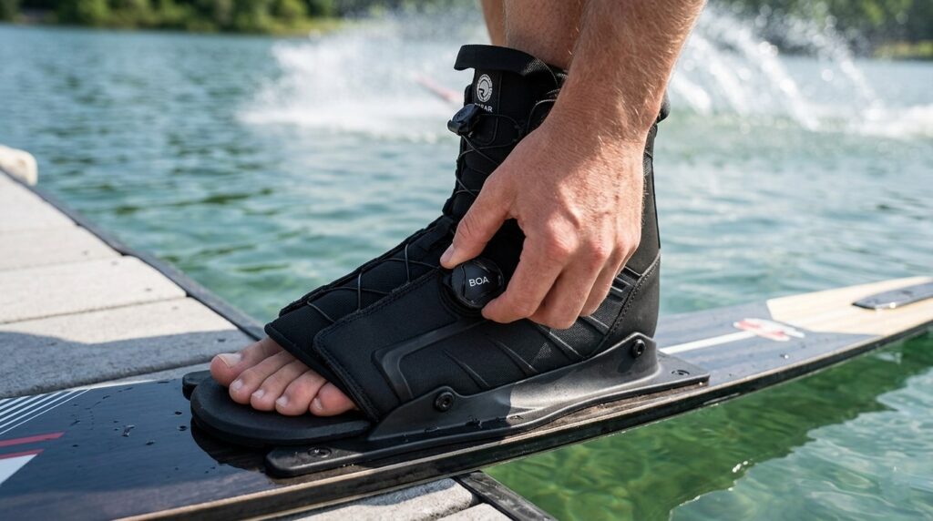 Best water ski bindings with BOA system for control.