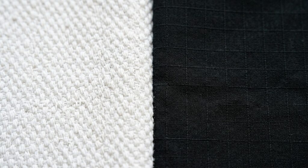 Brazilian Jiu Jitsu Gi material and weave types.