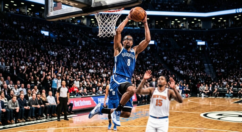 Athlete wearing sports safety glasses during a game