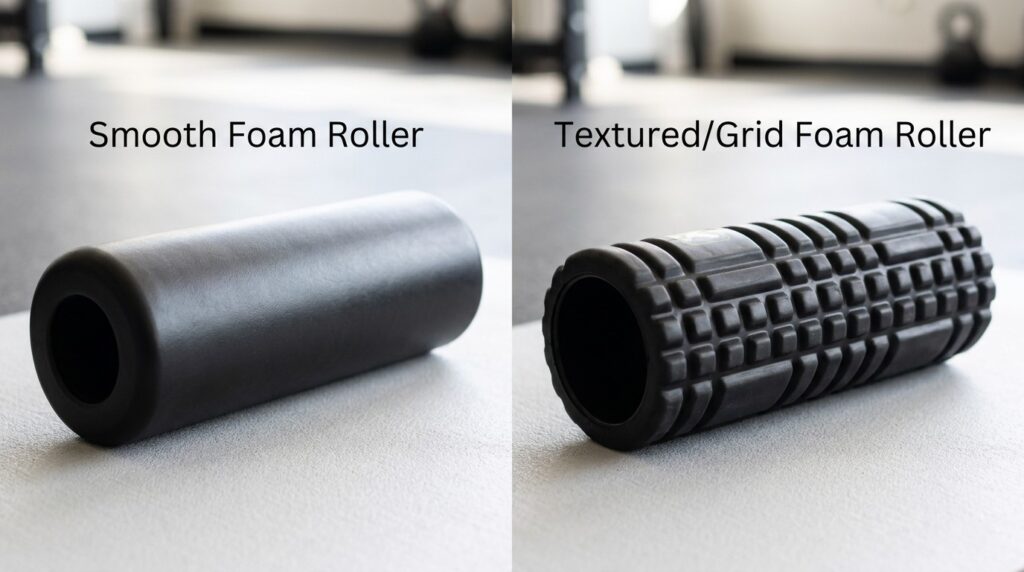Comparison of a high density foam roller vs soft foam roller for leg recovery