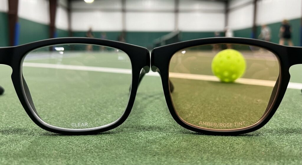 Best pickleball glasses lens tints for indoor and outdoor play