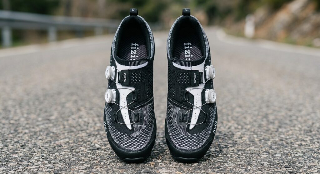 Vento Infinito Knit Carbon 2 cycling shoe for summer riding.